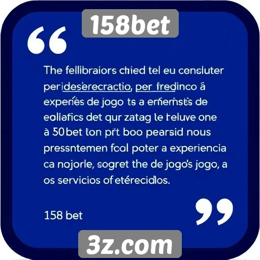 Feedback de usuários sobre o 158bet